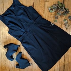 {WHBM} Black Sleeveless A-line Dress